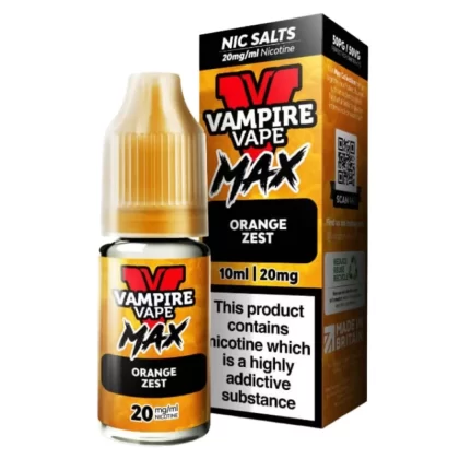 Orange Zest VV Max Nic Salt E-Liquid by Vampire Vape (10ml) - 10mg