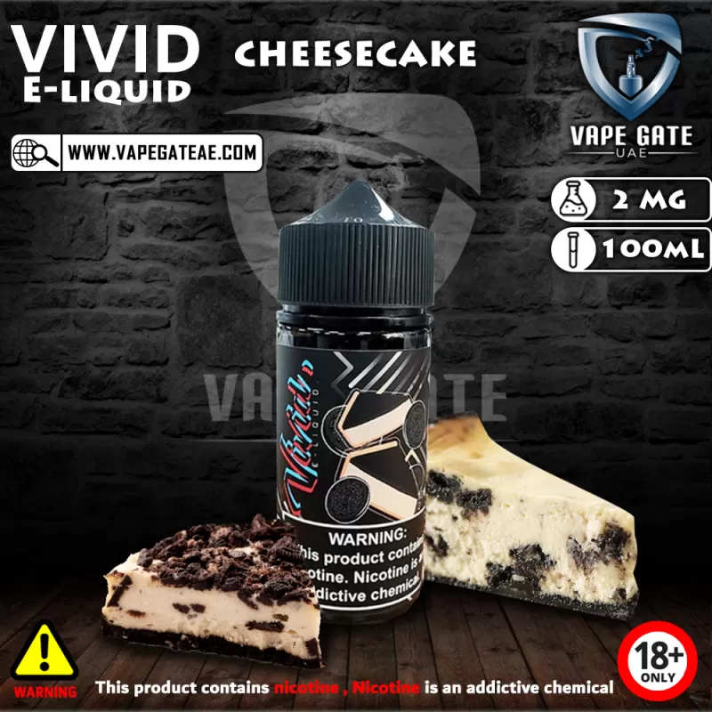 CHEESECAKE - VIVID ELIQUID 100ML - 2 mg - 100ml