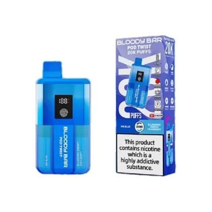 Bloody Bar 20K Prefilled Pod Kit Mr Blue / Blueberry Cherry Cranberry - Nicotine Strength#20mg (325874) (325874)