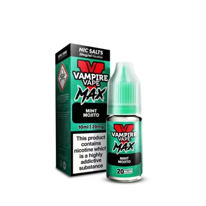 Vampire Vape MAX Mint Mojito Nic Salt E-Liquid 10ml - 10mg