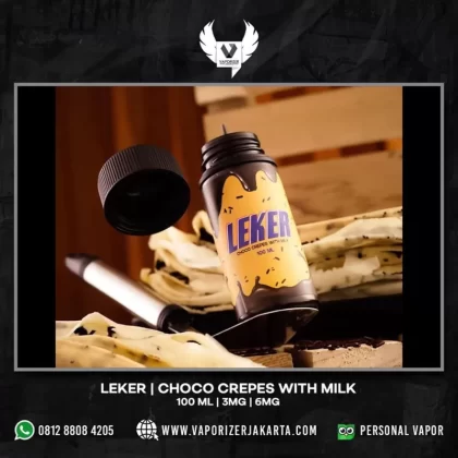 LEKER CHOCO CREPES WITH MILK 100 ML - 3 mg / 6 mg / 100 ml