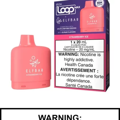 Strawberry Ice STLTH Loop Max x Elf Bar Pods