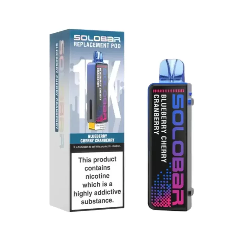 Solobar 15K Blueberry Cherry Cranberry Refill Pod