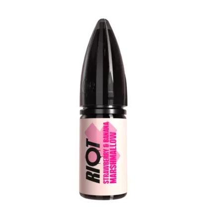 Strawberry And Banana Marshmallow Nic Salts E-Liquid Riot X by Riot Squad (10ml) - 5mg