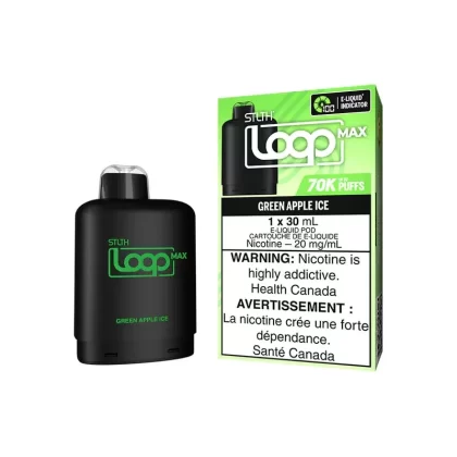 STLTH LOOP MAX POD PACK – GREEN APPLE ICE