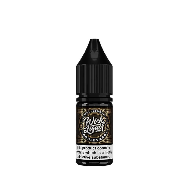 Wick Liquor Boulevard 10ml Nic Salts E-Liquid - 10mg