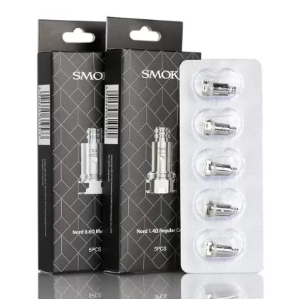 SMOK NORD REPLACEMENT COILS - Options#1.4ohm Regular>0.6ohm Mesh>1.4ohm Ceramic>0.6ohm Regular>0.8ohm Mesh-MTL>0.8ohm DC MTL