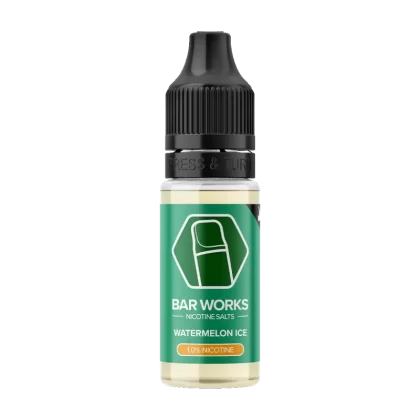 Watermelon Ice Nic Salt by Bar Works - 10ml - 20mg - Vape Product