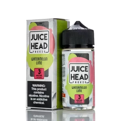 Juice Head Freeze E-Liquid - Watermelon Lime Freeze - 100ml - 3mg