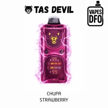 Chupa Strawberry – TAS DEVIL - Vigor Storm / Rechargeable / Large / Strawberry / Beverage & Dessert