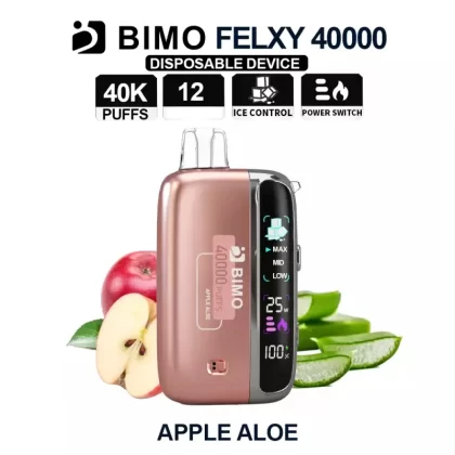 BIMO Felxy 40000 Kit – Apple Aloe - Vape Store
