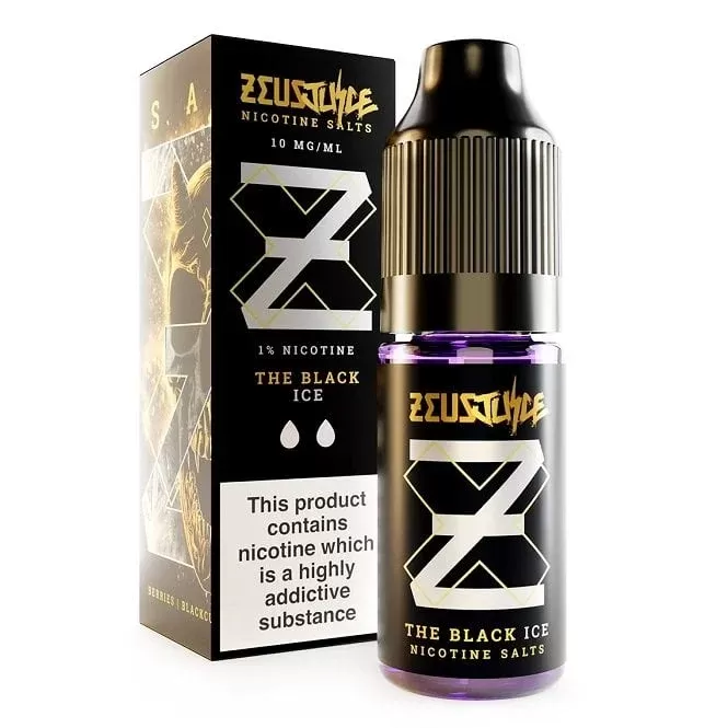 Zeus Juice The Black Ice Nic Salt E Liquid (10ml)