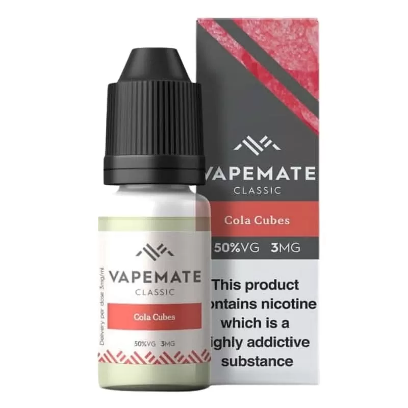 Cola Cubes E-Liquid by Vapemate (10ml) - 6mg