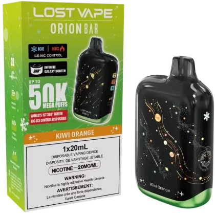 Lost Vape Orion Bar 50K Disposable Vape – Kiwi Orange