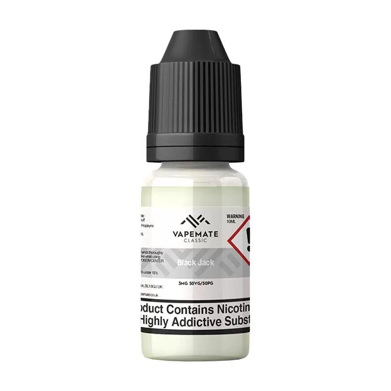 Vapemate Classic Black Jack 10ml - Ecigwizard