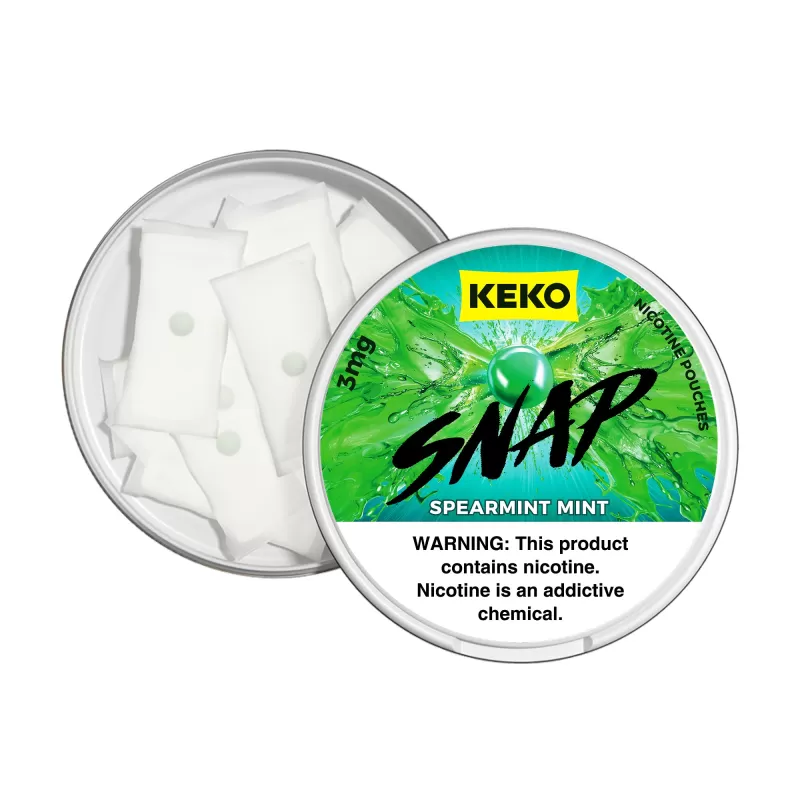 KEKO "SNAP" - Spearmint Mint - Nicotine Pouch (15 Count) - Image 2