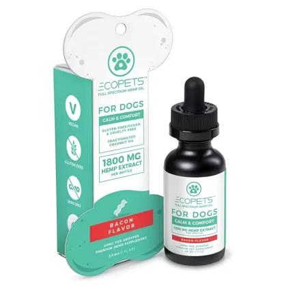 ECOPETS Bacon For Dogs Full Spectrum 1000mg 30ml - Purecbdvapors