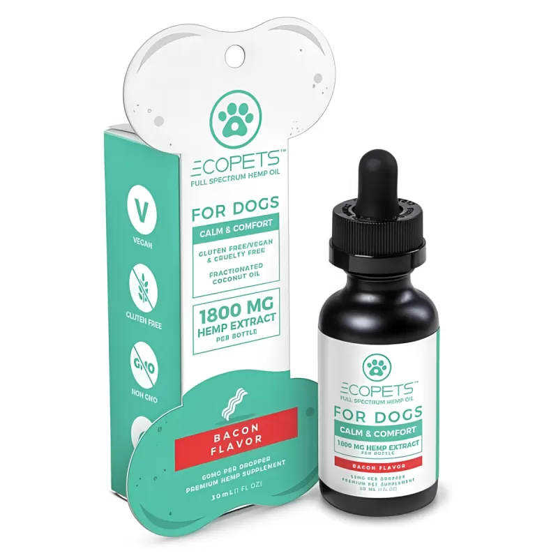 ECOPETS Bacon For Dogs Full Spectrum 1000mg 30ml - Purecbdvapors