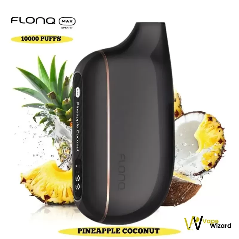 Malaki by Flonq Max 10000 puffs 20MG nicotine - Banana Milkshake, Blueberry; Vape Product, Box of 10 Pcs - Image 3