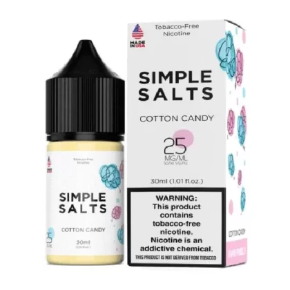 Sale $5.25 – Cotton Candy by Simple Salts E-Liquid