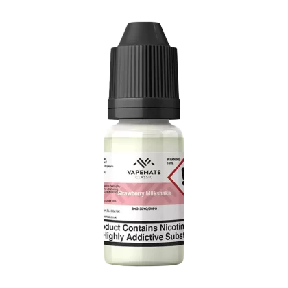 Vapemate Classic Strawberry Milkshake 10ml - Ecigwizard