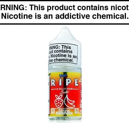 STRAW NANNERS BY VAPE 100 RIPE SALTS 30ML - Vapejuice