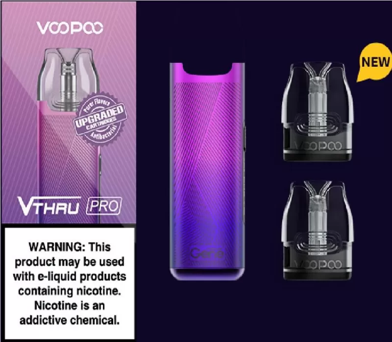 VOOPOO VTHRU PRO UPGRADED 25W POD SYSTEM - Vapebar Pk - Image 3