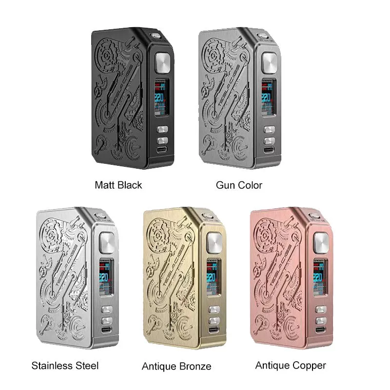 Teslacigs Punk II Box Mod 220W - Matt Black - Image 2