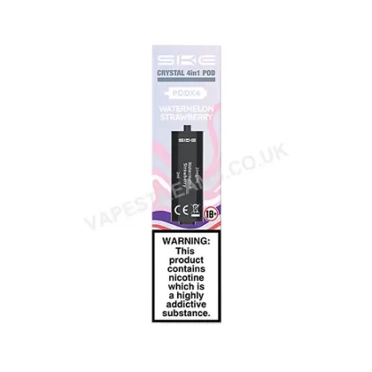 SKE Crystal Watermelon Strawberry 4in1 Prefilled Pods - Vapestreams Co