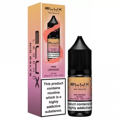 ELUX Pink Lemonade Nic Salt E Liquid – Legend Series (10ml)