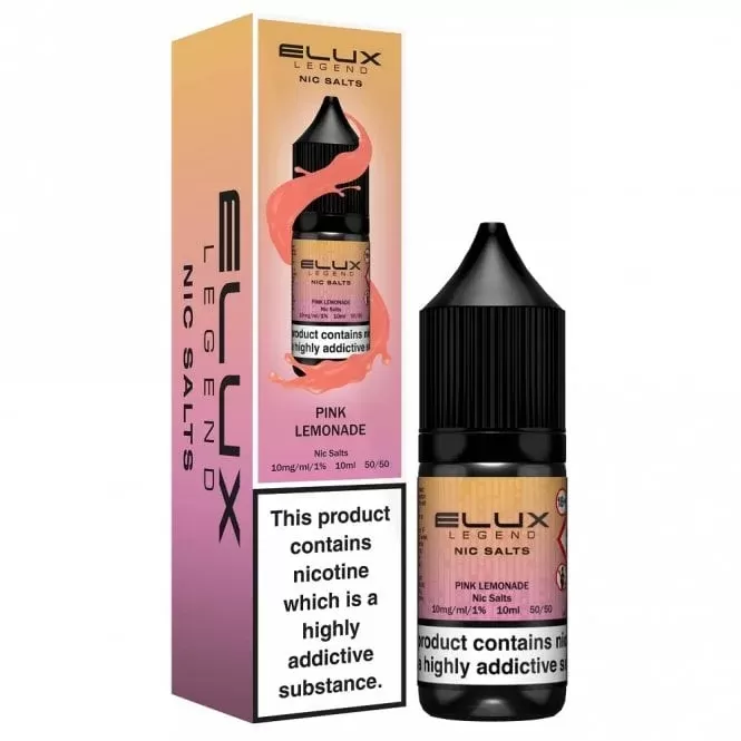 ELUX Pink Lemonade Nic Salt E Liquid – Legend Series (10ml)