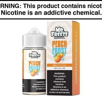 PEACH FROST BY MR. FREEZE 100ML - Vapejuice