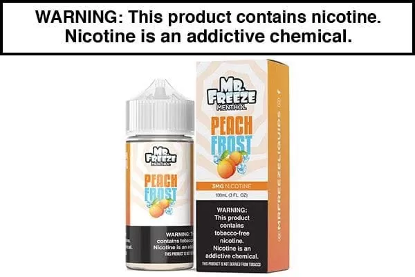 PEACH FROST BY MR. FREEZE 100ML - Vapejuice