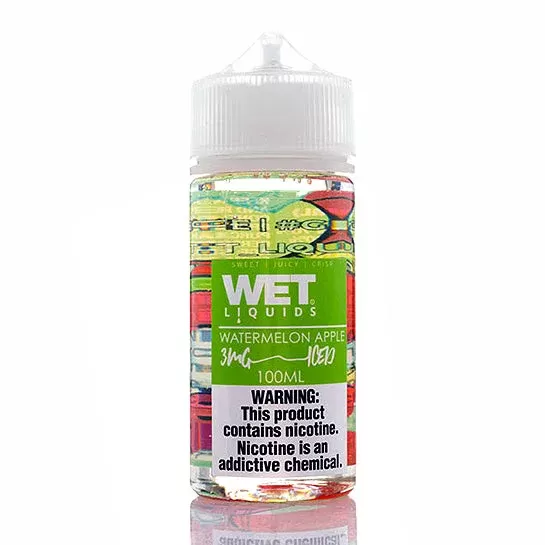 Watermelon Apple Iced – Wet Liquids E-Juice (100 ml)