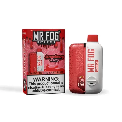 Mr Fog Switch Nicotine Free 15K Strawberry Berry Disposable Vape - NICOTINE FREE (ONT-TAX)
