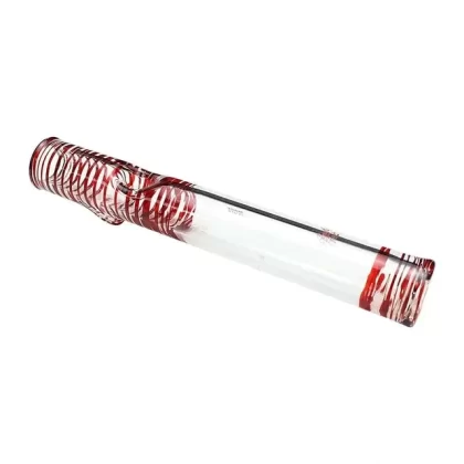 Glowfly Glass Clear Steamroller Pipe - Color#Amber>Black>Blue>Green>Red>White