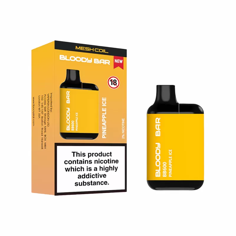 Bloody Bar BB600 Prefilled Pod Kit - Peach Mango - Image 3