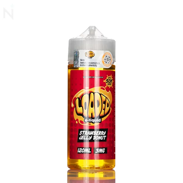 Loaded E-Liquid - Strawberry Jelly Donut - 120mL - 3mg