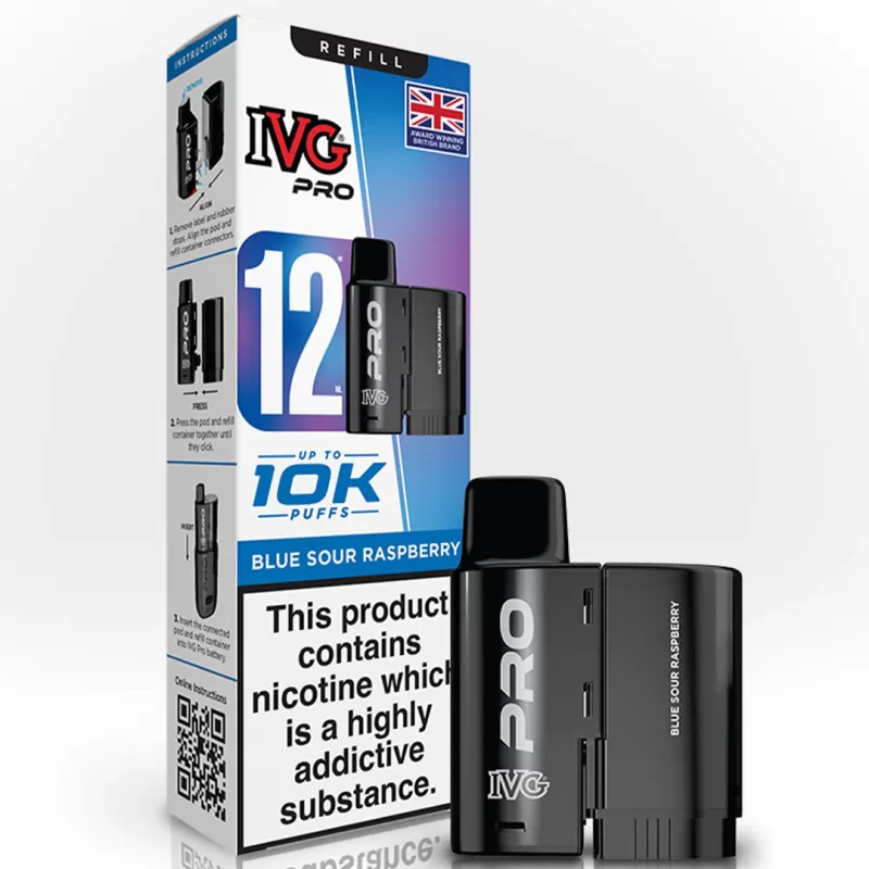 IVG PRO 12 Refill POD 10mg - Fizzy Cherry - Image 3
