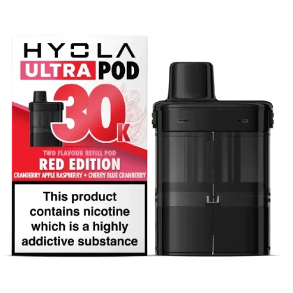 Hyola Ultra 30K Prefilled Replacement Pods Red Edition - Ecigpremium