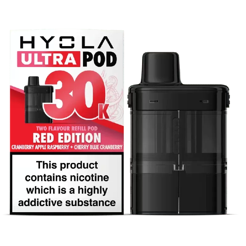 Hyola Ultra 30K Prefilled Replacement Pods Red Edition - Ecigpremium