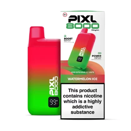 Pixl 8000 Prefilled Pod Kit Watermelon Ice - Nicotine Strength#20mg (F60814)