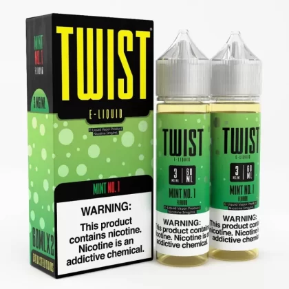 Twist e-Liquids Mint No. 1 eJuice - 120mL (2x60mL); Vape Product, Vape Product