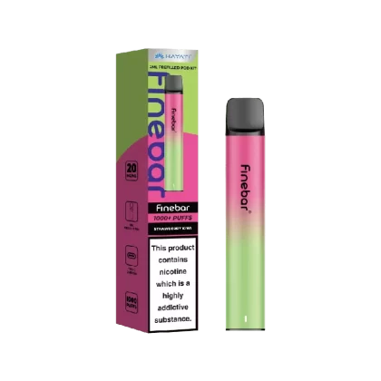 Hayati Finebar 1000 Puffs Prefilled Pod Kit Strawberry Kiwi