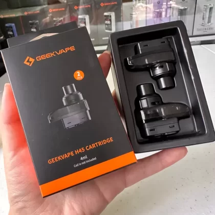 Geekvape Aegis hero 2 H45 pod cartridge 4ml (coil not icluded) - 2pcs/pack / Crystal Green