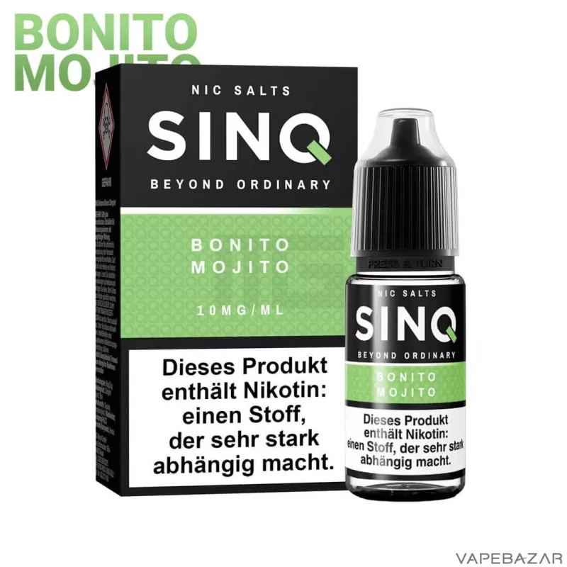 SINQ Nic Salt – Bonito Mojito - 10mg/ml, 20mg/ml - Image 2