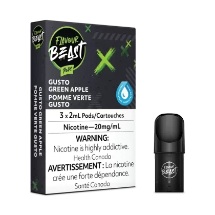 Flavour Beast S Pods – Gusto Green Apple