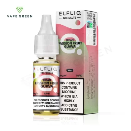 Kiwi Passion Fruit Guava Nic Salt E-Liquid by Elf Bar Elfliq - Eliquidsupply
