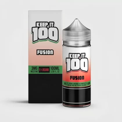 Fusion – Keep It 100 – 100mL Strawberry Kiwi Vape Juice 3mg - Vape Product; Vape Product, Vape Product