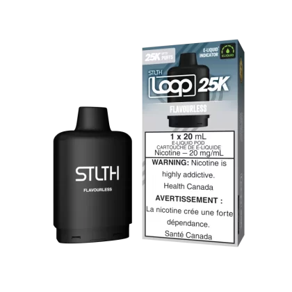 STLTH LOOP 25K Pod Pack - Flavourless - 20 mg/mL (wholeseller) - Excise ON, 20 mg/mL (wholeseller) - Excise NB